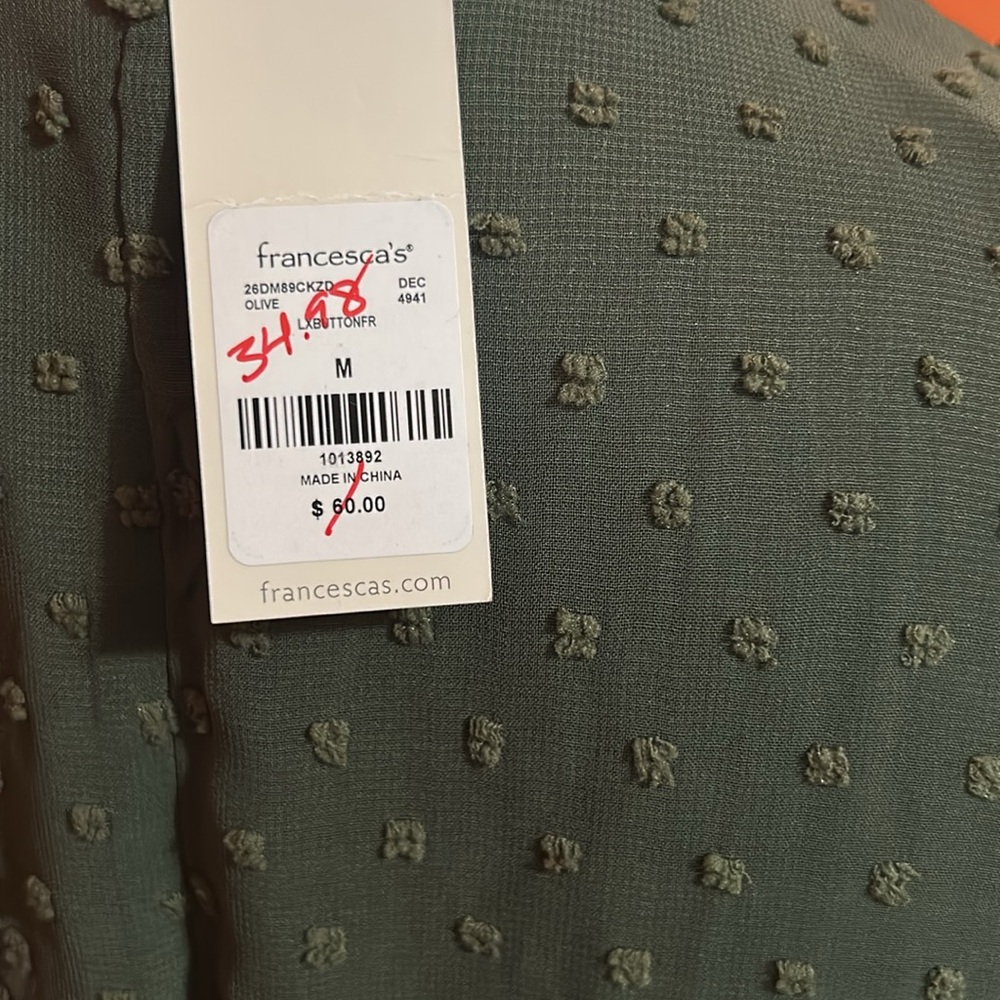NWT Francesca’s Boutique - Picture 11 of 11